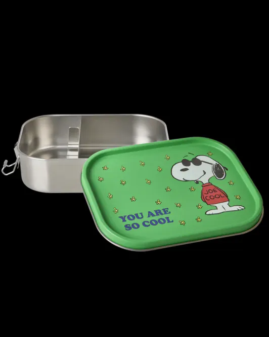 Hovedbilde Large Stainless Steel Lunch box - Green - Snoopy ...