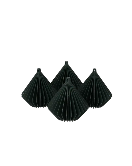 Hovedbilde STRIPE Julekule , Glitter Green Christmas ...