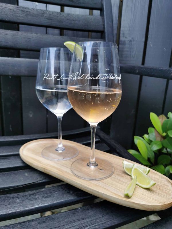 Vinglass - Fyll livet med det som godt er