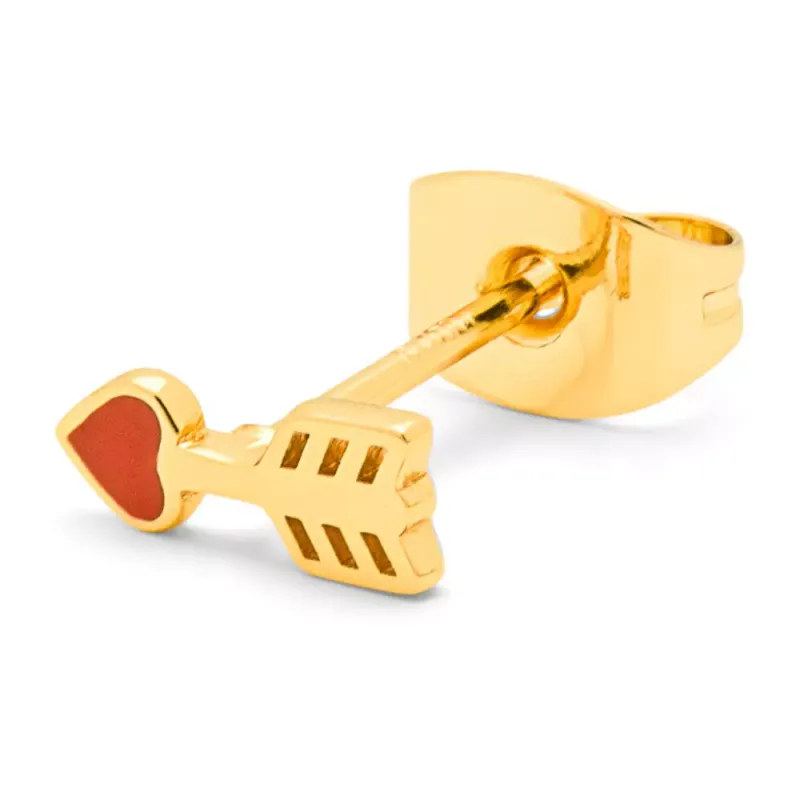 Amor Ørering 1 stk Forgyldt